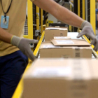 Imagen de una empresa de distribución de productos comprados por Internet.