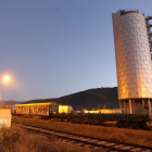 El trazado ferroviario a su paso por el barrio de La Placa, donde se produjo el robo.