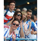 La afición tiene ganas ya de apoyar a la Deportiva en El Toralín, aunque ahora con mascarilla. ANA F. BARREDO