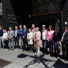 Concentración en el Ayuntamiento en solidaridad con las víctimas del atentado de Londres. DL