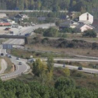 Imagen del entronque de la N-536 y la actual N-120 a Orense, a la altura de Puente Domingo Flórez