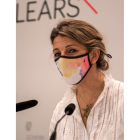La ministra de Empleo, Yolanda Díaz. CATI CLADERA