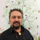 José de León, frente al Árbol de la Vida.