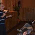 Ángel Carracedo, uno de lo mayores expertos en genética, ayer en Valencia de Don Juan. MEDINA