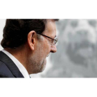 Mariano Rajoy, durante la sesión de control al Gobierno, el miércoles en el Congreso.