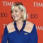Marine Le Pen, en la gala de la revista 'Time', este martes en Nueva York.