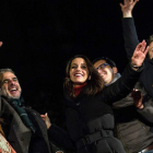 La candidata a la presidencia de la Generalitat por C’s, Inés Arrimadas, en un mitin. ENRIC FONTCUBERTA