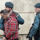 Uno de los detenidos por el asesinato del concejal de IU en Llanes (Asturias). LUIS TEJIDO