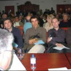 Una imagen de la asamblea celebrada la noche del miércoles en la sede social del club en Congosto