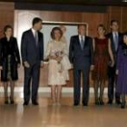 La Familia Real al completo acudió al concierto a la Fundación Albéniz