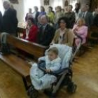 Un momento de la misa celebrada en el colegio de los Agustinos