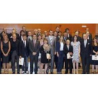 Foto de familia de los galardonados con los Premios Nacionales.