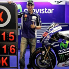 Jorge Lorenzo, contento por su renovación con Yamaha.