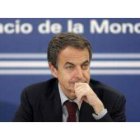 El presidente del Gobierno, José Luis Rodríguez Zapatero, en una imagen de archivo en una comparecen