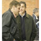 Cadenas junto a Juan Arias en el Palacio de Deportes
