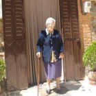 Francisca Prieto, en su vivienda de Viforcos.