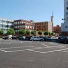 Estado que presenta el aparcamiento de la calle Azorín, con capacidad para 80 plazas