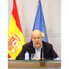 Francisco Igea ayer, tras el Consejo de Gobierno. R. GARCÍA