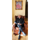 Monseñor Arias, en su despacho en Villaviciosa de la Ribera.