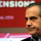 El ministro de Trabajo e Inmigración, Celestino Corbacho, durante una charla informativa.