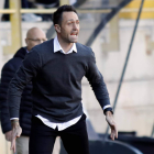 José Manuel Aira, durante un partido con la Cultural de la temporada pasada. MARCIANO PÉREZ