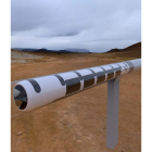 El diseño del Hyperloop presentado en Viena. universidad politécnica de valencia