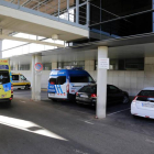 Acceso al servicio de urgencias del Hospital de León.