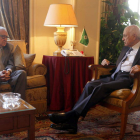 El enviado especial de la ONU, Brahimi, se reunió con el secretario general de la Liga Árabe.