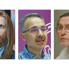 Pablo Fernández, Nicanor Pastrana y Jean Pierre Lohrer.