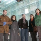 Ibán García, Natalia Rodríguez, Francisco Fernández, Evelia Fernández y Susana Travesí