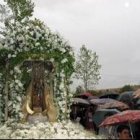 La lluvia deslució el año pasado la procesión de la virgen de la Carballeda