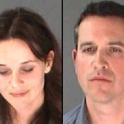 Reese Witherspoon y su marido, James Toth, tras ser arrestados.