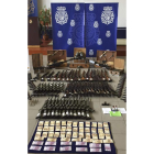 Material que se incautó la policía en la operación. POLICÍA NACIONAL