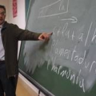 Imagen de archivo de una clase de lengua leonesa