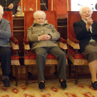 Sagrario, Nicolasa y Trinidad, durante el homenaje en el Ayuntamiento de León.