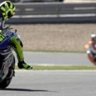 El italiano Valentino Rossi, durante una de las sesiones de entrenamiento en el circuito de Jerez