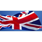 La bandera de Gran Bretaña ondea en Londres. DL