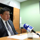 El subprocurador del Estado de México, Germán García, en su despacho en la ciudad de Toluca.