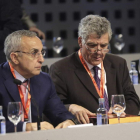 Alejandro Blanco y Villar, ayer en la asamblea del fútbol.