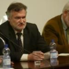 El director de la Uned, José Luis Prieto, durante la presentación del libro, ayer en la Uned