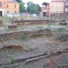 Parte del complejo Lyda irá ubicado en el solar del foro romano, en la fotografía
