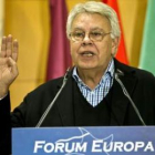 Felipe González, durante su intervención en el Forum Europa la semana pasada.