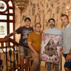 Un momento de la presentación del cartel. DANIEL PISABARRO