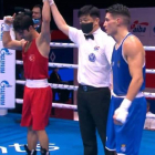 El turco Nurettin Ovat acabó con el sueño mundialista de Antonio Barrul. FEDERACIÓN ESPAÑOLA DE BOXEO