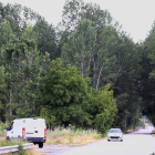 La carretera a Villaverde delimita al norte los terrenos que serán objeto del tercer proceso de concentración parcelaria.