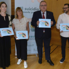 Presentación de la Guía de prevención del suicidio, ayer en Valladolid. NACHO GALLEGO