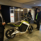 Una moto eléctrica de la firma catalana Volta.