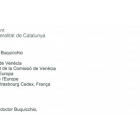 Extracto de la carta del 'president' Carles Puigdemont a la Comisión de Venecia.