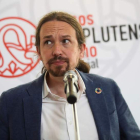 Al líder de Podemos, Pablo Iglesias, se le acumulan los problemas en el partido. DAVID FERNÁNDEZ