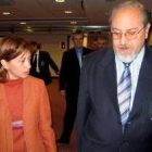 Espinosa y Valín, en una imagen de archivo, en Bruselas